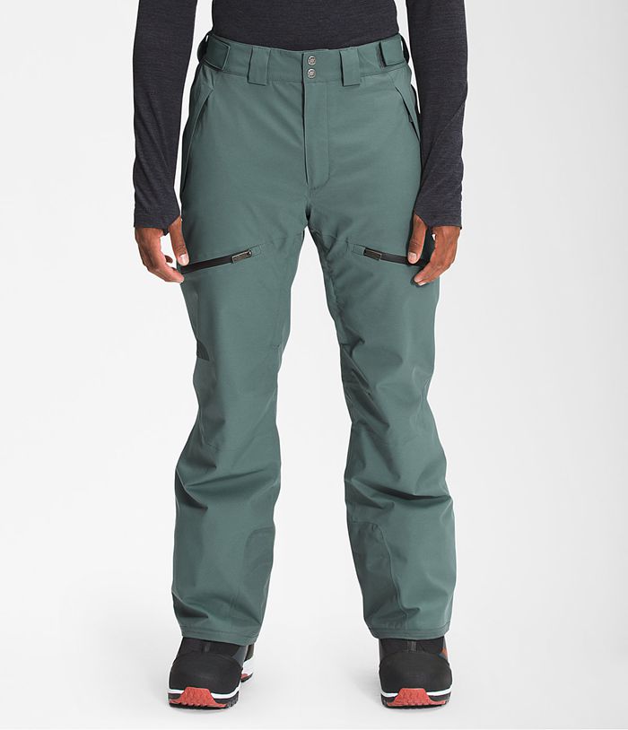 The North Face Snow Pants Chakal Green - Mens - Thailand QWAHV-0987